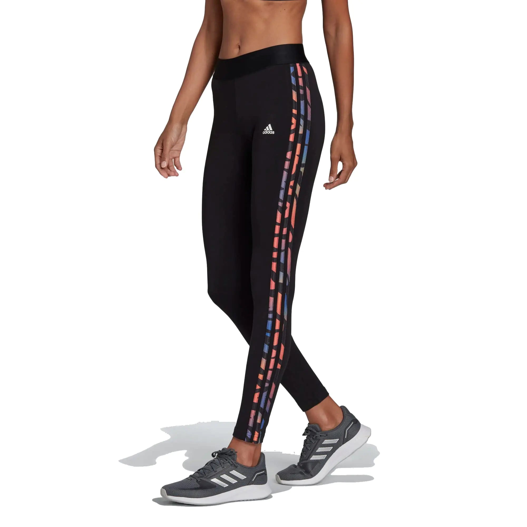 adidas Womens Essentials 3-stripes Leggings Black Medium